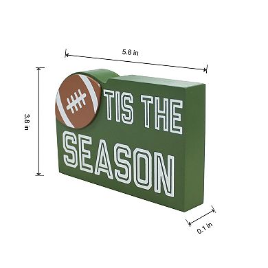 Celebrate Together™ Fall Football Caption Box Table Decor
