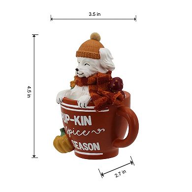 Celebrate Together™ Fall Pup-Kin Dog Figurine Table Decor