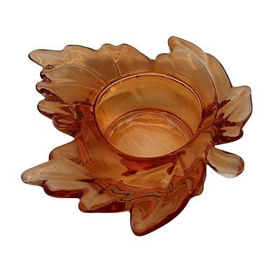 Celebrate Together™ Fall Leaf Glass Tea Light Holder