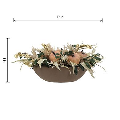 Celebrate Together™ Fall Pumpkins & Wheat Botanical Arrangement Table Decor