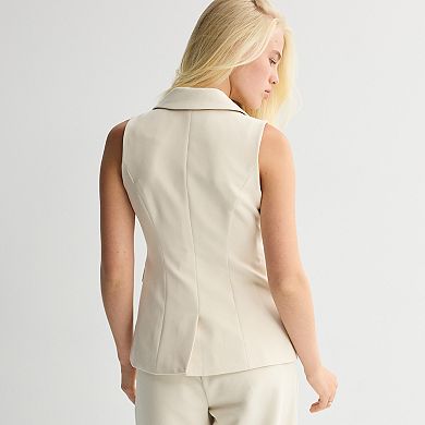 Juniors' SO® Sleeveless Blazer