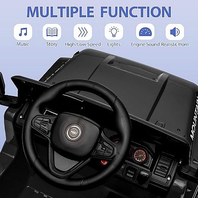 Battery-Powered Ride-On Truck with Parent Remote Control - Electric Toy Vehicle Gift for Kids.