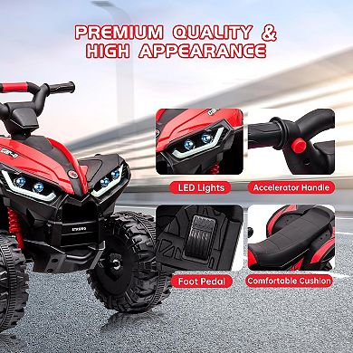 Kids Ride on Car,Electric ATV with Parent Remote Control for 3-8 Years，Toddler Battery Powered car