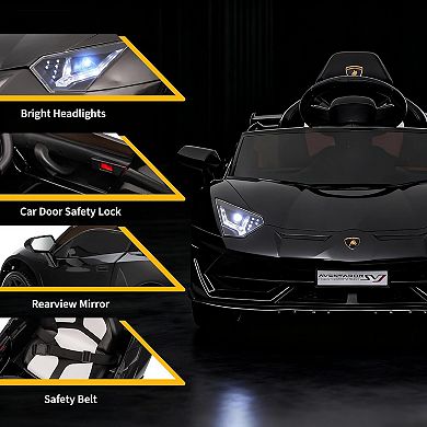 Licensed Lamborghini Kids Toy Car with Remote Control Electric Car Ride On Car
