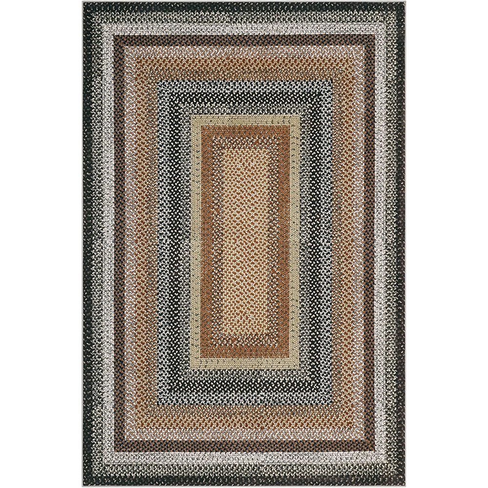 8x10FT Printed Washable Area Rug Non Slip Stain Resistant for Living ...