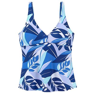 Lascana Women's Tropical Print Underwire Tankini Top