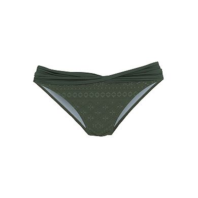 Lascana Women's Twist Front Bikini Bottom