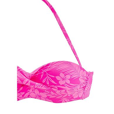Lascana Women's Tropical Twist Bandeau Bikini Top