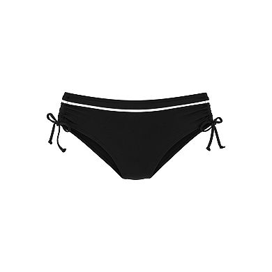 Lascana Women's Two-Tone Side Tie Bikini Bottom