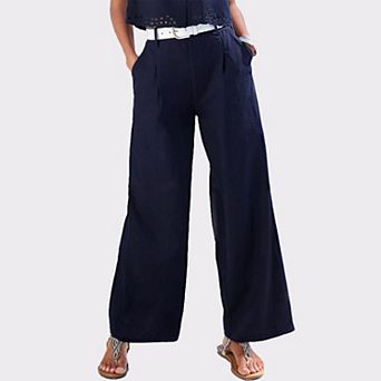 Lascana Women's Wide Leg Trousers