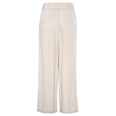Lascana Women's Wide Leg Linen Pants