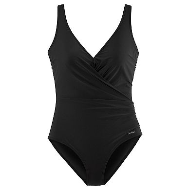 Lascana Women's Wrap Look Tummy Control One Piece