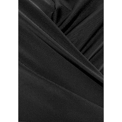 Lascana Women's Wrap Look Tummy Control One Piece