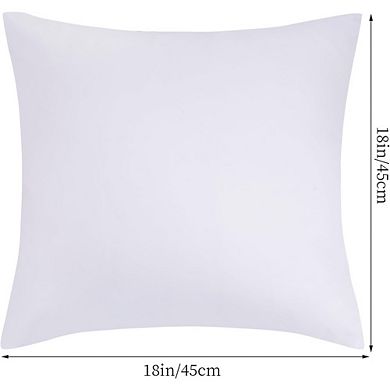 Valentine’s Day Pillow Covers 18x18, Love Heart & Stripes Set of 4