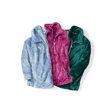 Catherines Women's Plus Size Ultimate Plush Half-Zip Pullover