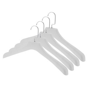 Smooth Flat Hook Closet Hanger 4 pc