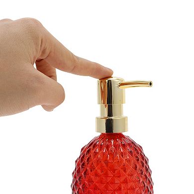Durable Pineapple-shaped Soap Dispenser 11.84oz 1 Pc
