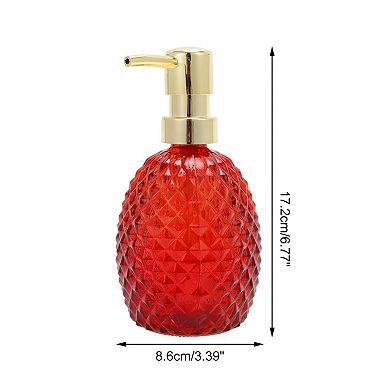 Durable Pineapple-shaped Soap Dispenser 11.84oz 1 Pc