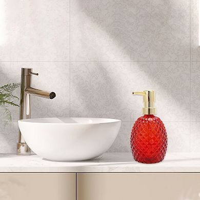 Durable Pineapple-shaped Soap Dispenser 11.84oz 1 Pc