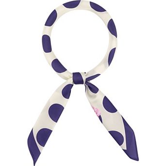 Polka Dots Square Scarf Neck Scarves Kerchief Neckerchief Headband for Women