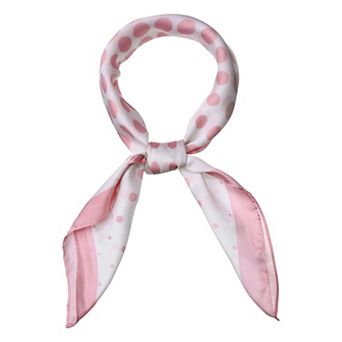 Polka Dots Square Scarf Neck Scarves Kerchief Neckerchief Headband for Women