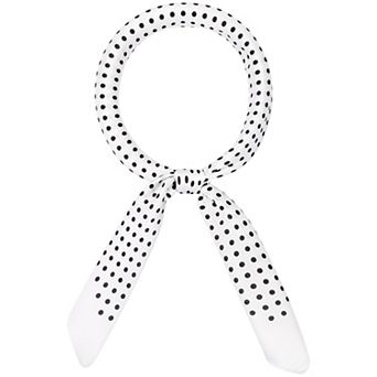 Polka Dots Square Scarf Neck Scarves Kerchief Neckerchief Headband for Women