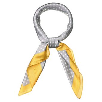 Polka Dots Square Scarf Neck Scarves Kerchief Neckerchief Headband for Women