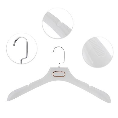 Lightweight Flat Hook Closet Hanger 4 Pcs