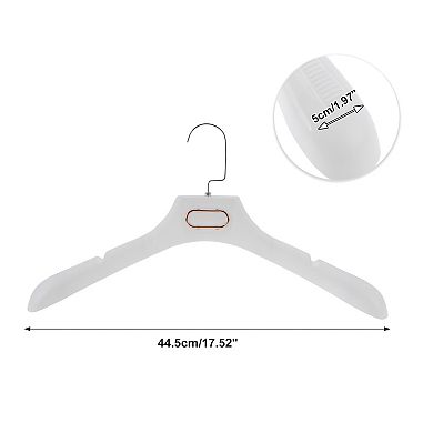 Lightweight Flat Hook Closet Hanger 4 Pcs