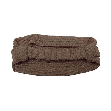 Wide Solid Textured Headband for Women 1 Pc