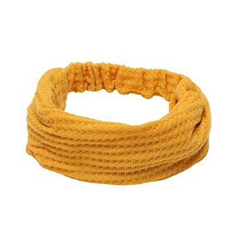 Wide Solid Textured Headband for Women 1 pc