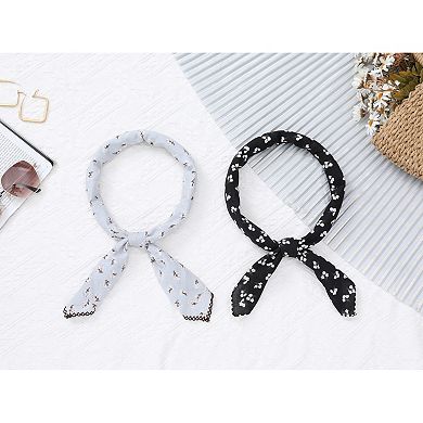 Women's Pattern Vintage Scarf, 26.7"x26.7" Square Elegant Neckerchief Scarves