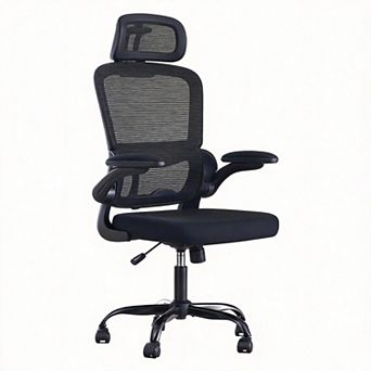 Ergonomic Mesh Office Chair with Lumbar Support, Swivel Base, 330 lbs Capacity