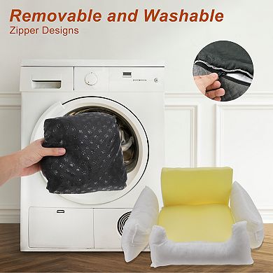 Dog Car Seat Booster for Small Medium Dogs, Safe and Comfortable, Cat Backpack with Seat Belt