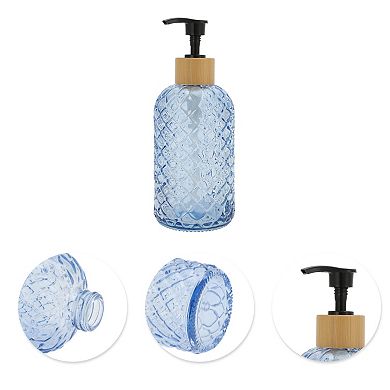 Durable Cylinder Argyle Soap Dispenser 1 Pc