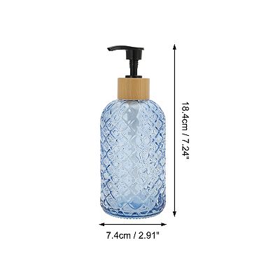 Durable Cylinder Argyle Soap Dispenser 1 Pc