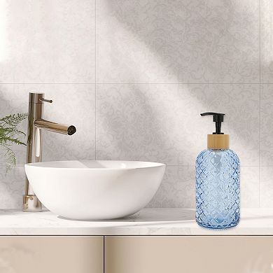 Durable Cylinder Argyle Soap Dispenser 1 Pc