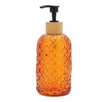 Durable Cylinder Argyle Soap Dispenser 1 pc