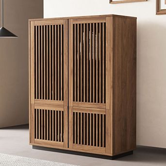34.84" Storage Cabinet with 4 Grille Doors