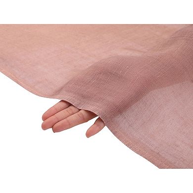 Women Gradient Color Ombre Cotton Linen Scarves Soft Neckerchief Wraps Shawl