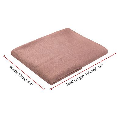 Women Gradient Color Ombre Cotton Linen Scarves Soft Neckerchief Wraps Shawl