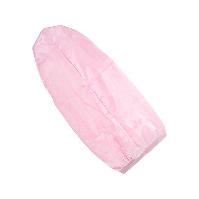 Women Simulated Silk Print Shower Cap for Bathroom Hotel 1 Pc