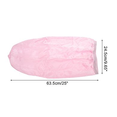Women Simulated Silk Print Shower Cap for Bathroom Hotel 1 Pc