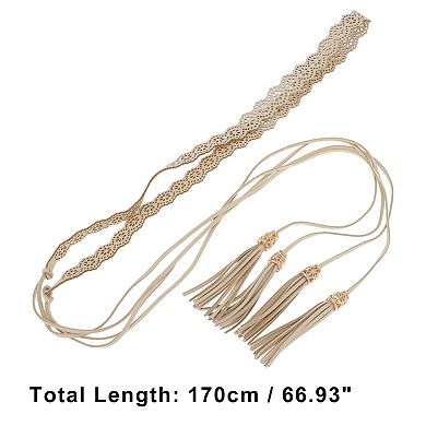 Hollow Flower Adjustable Waist Belt for Women 1 Pc