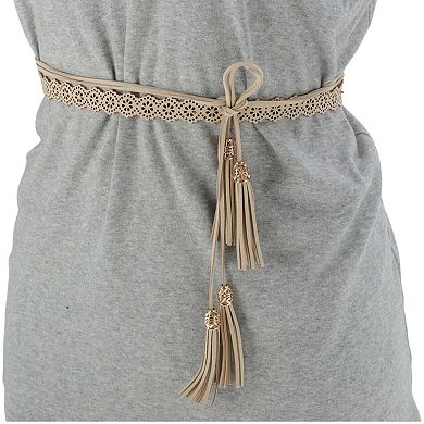 Hollow Flower Adjustable Waist Belt for Women 1 Pc