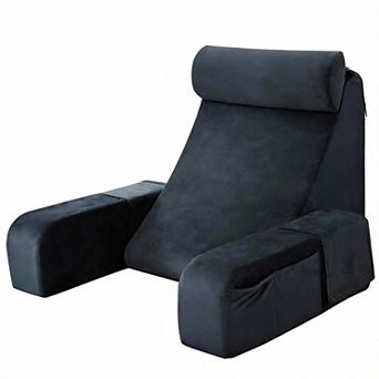 45-Degree Ergonomic Bed Reading Pillow with Armrests