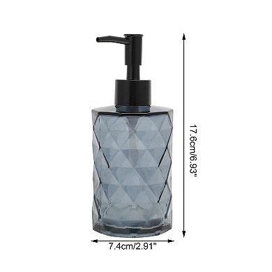 Diamond-shaped Soap Dispenser 11.16oz 1 Pc