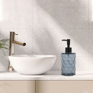 Diamond-shaped Soap Dispenser 11.16oz 1 Pc