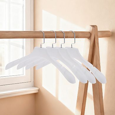 Space-saving Flat Hook Closet Hanger 4 Pcs