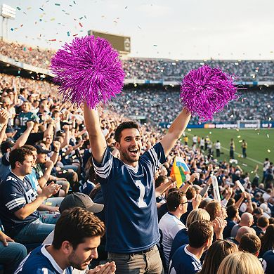Finger Ring Cheerleader Pom Poms 1 Pair